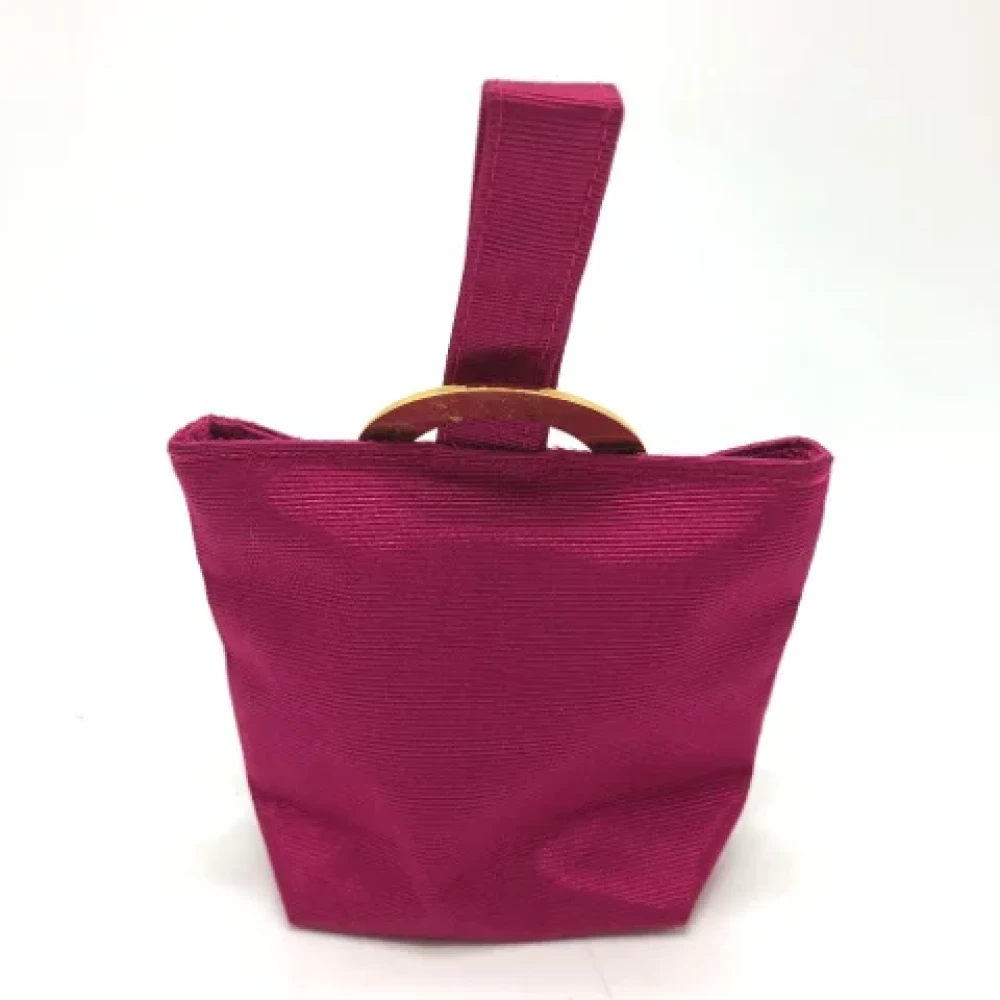 Celine Vintage Pre-owned Fabric celine-bags Pink Dames