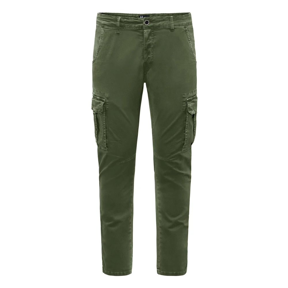 Bomboogie Uomo Verde Pantaloni, W31, New,