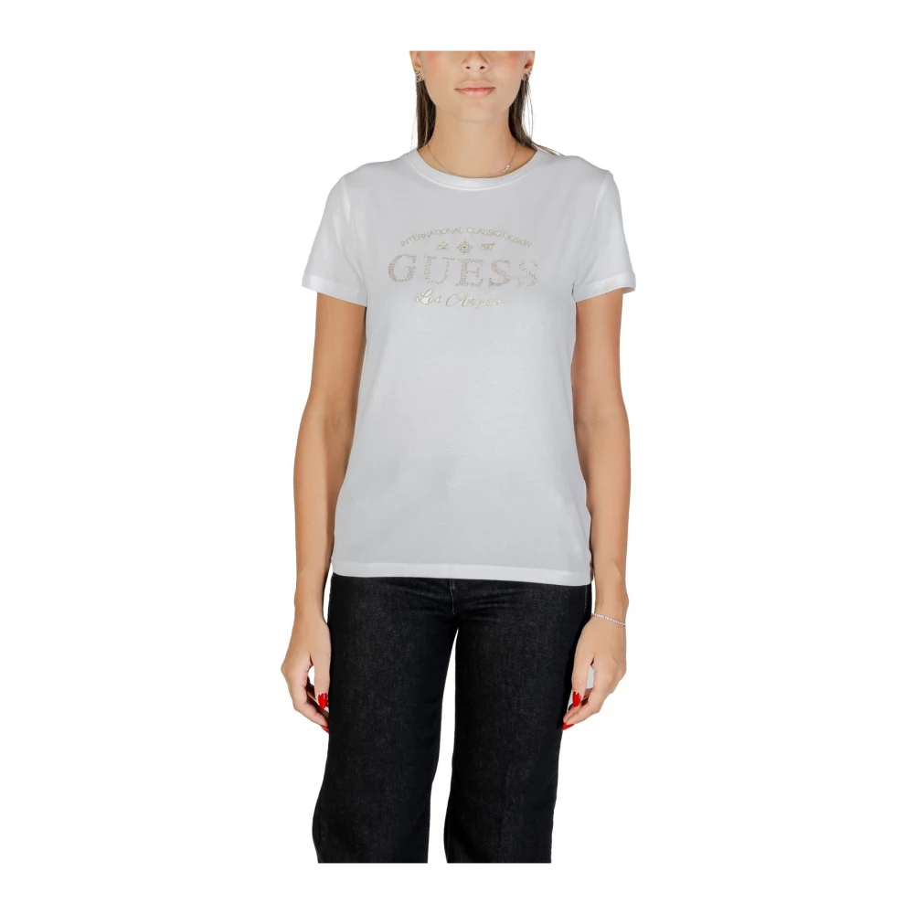 Guess - Tops > T-Shirts - White - Guess - Modalova