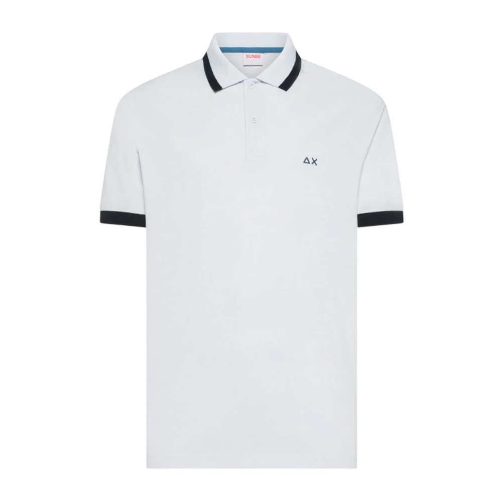 Sun68 Men's White Polo Shirt - Polo Shirts - M - Tops