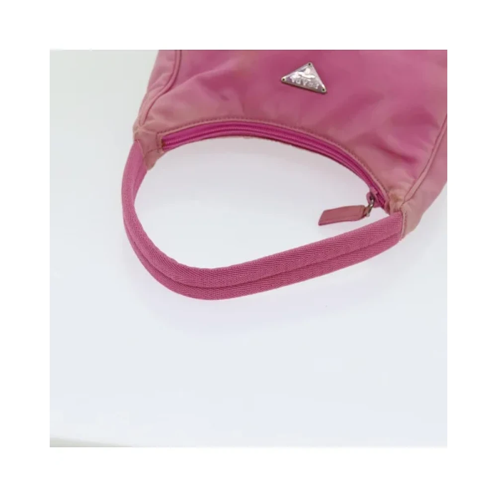 Prada Vintage Pre-owned Nylon prada-bags Pink Dames