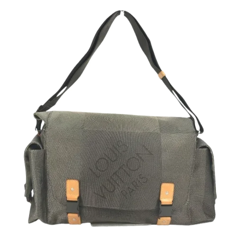 Louis Vuitton Vintage Pre-owned Fabric louis-vuitton-bags Gray Heren