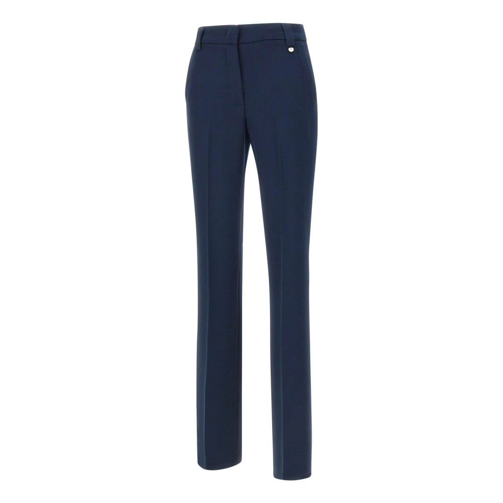 Liu Jo Women's Blue Wide Trousers