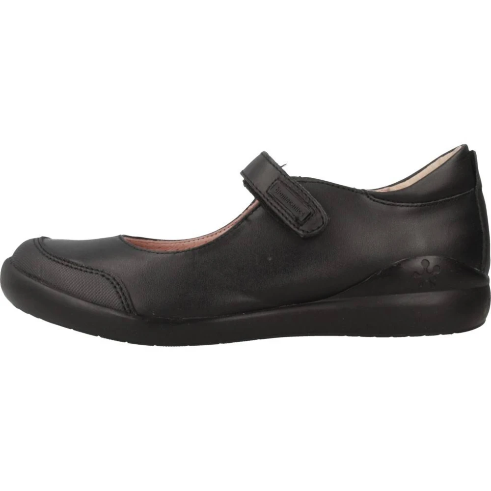 Biomecanics Klassiska Dress Shoes med Adhesive Strap Black, Flicka