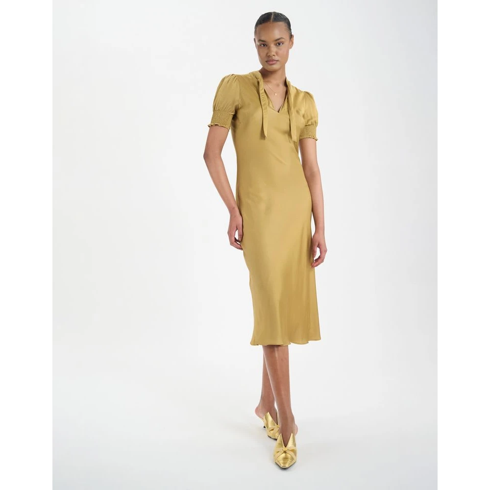 Ines De La Fressange Paris Cerise Cocktail Jurk Yellow Dames
