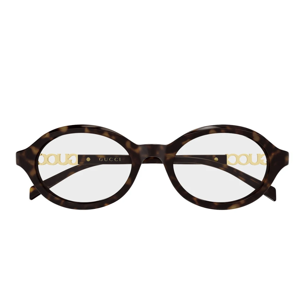 Gucci Women's Brown Glasses, 51 Mm, Oval Optical Frame