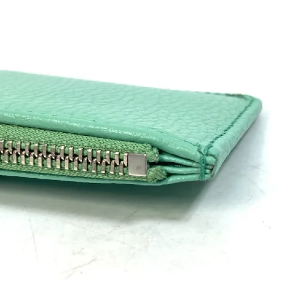 Gucci Vintage Pre-owned Leather wallets Green Dames
