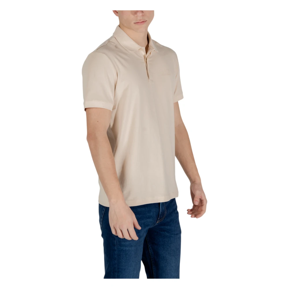 Emporio Armani EA7 Polo Korte Mouw Lente Zomer Collectie Beige Heren