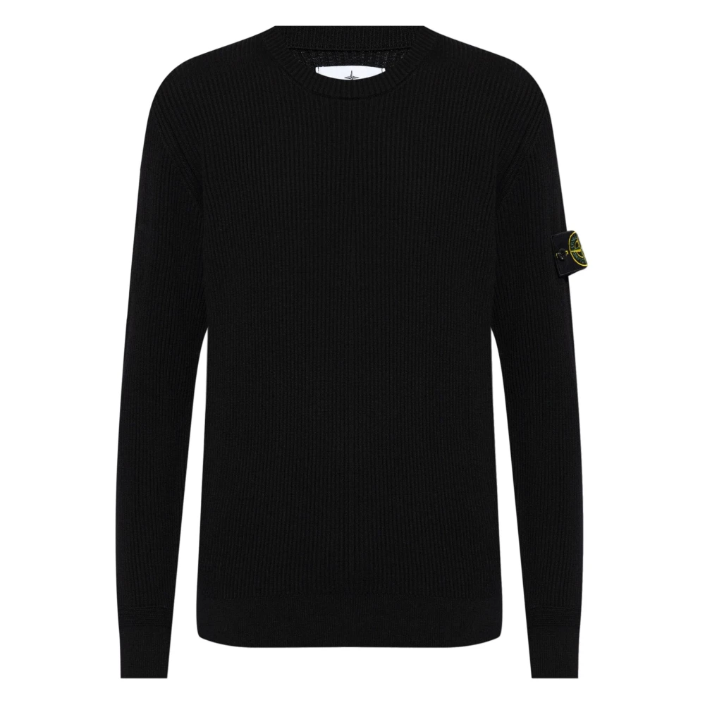 Ull Crewneck Genser Horisontal Bånd