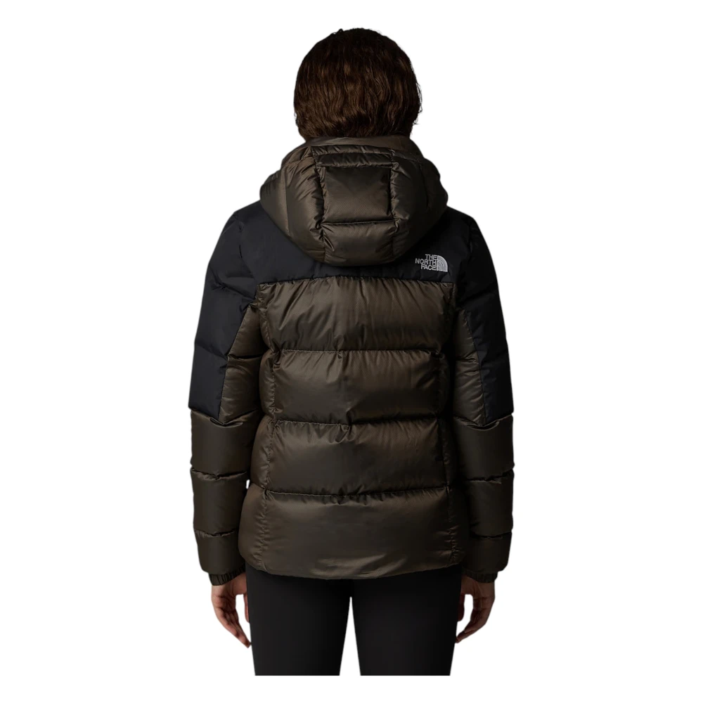 The North Face Gewatteerde jas met capuchon en gerecyclede isolatie Brown Dames