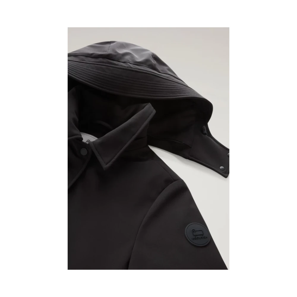 Woolrich Softshell Trench Black Dames