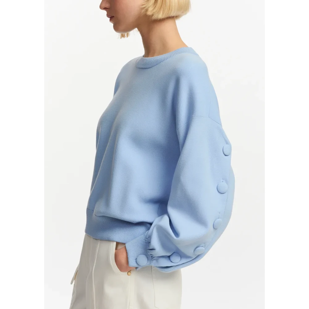 Elisabetta Franchi Sweatshirts Blue Dames