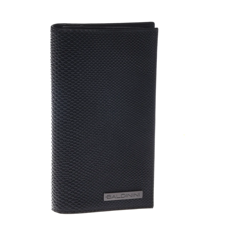 Baldinini Men's Black Lizard Print Docut Holder - Wallets & Cardholders - One Size - Accessories