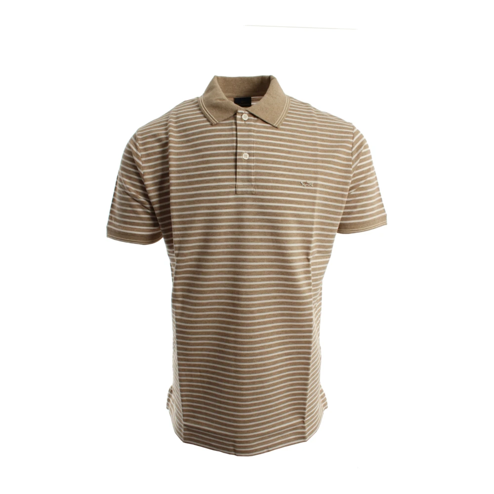 Paul & Shark Brown Polo Shirts, Male, L, Polo Shirts