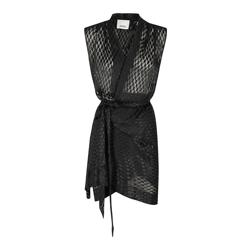 Isabel marant Stijlvolle Kayla Jurk Trendy Mode Black Dames