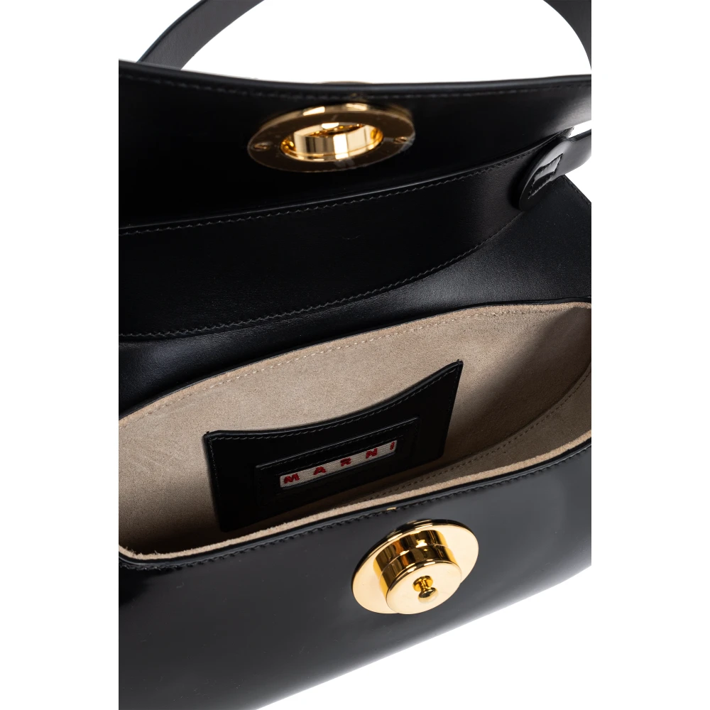 Marni Butterfly Medium schoudertas Black Dames