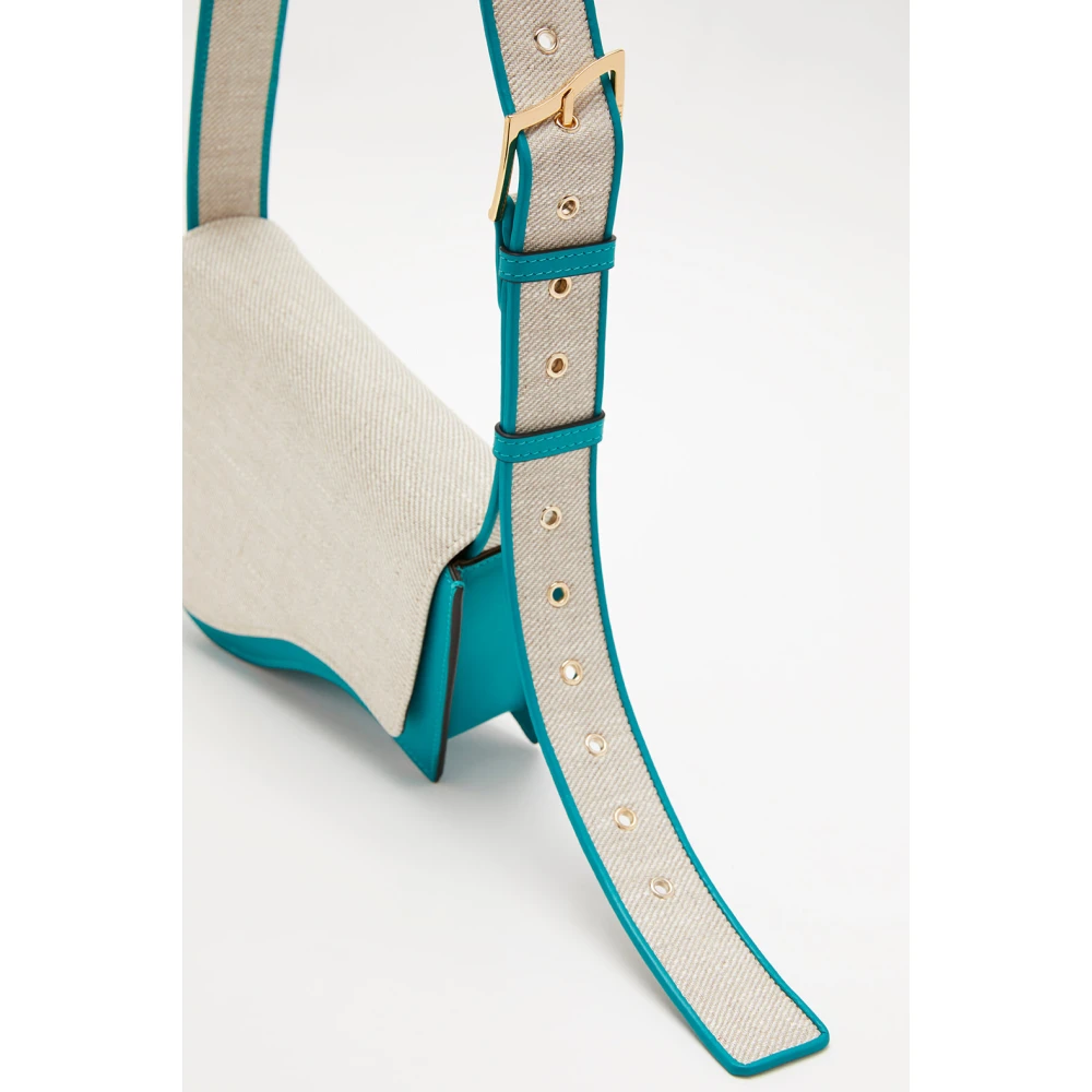 Biagini Canvas Wave Schoudertas Blue Dames