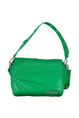 green-polyethylene-handbag-with-removable-straps