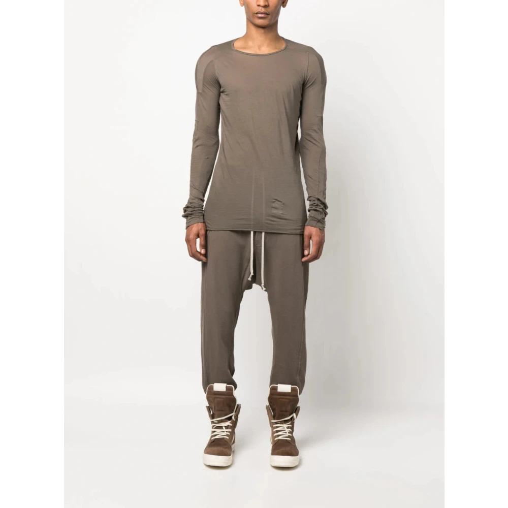 Rick Owens Prisoner Knit Pants Dust Brown Heren
