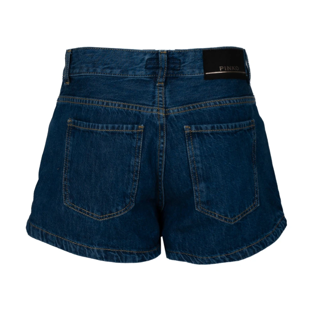pinko Denim Shorts Stijlvol Comfortabel Zomer Kleding Blue Dames