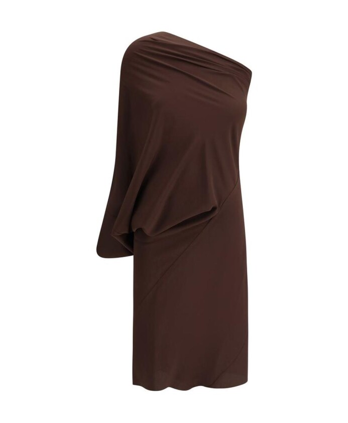 asymmetrical-draped-one-shoulder-dress