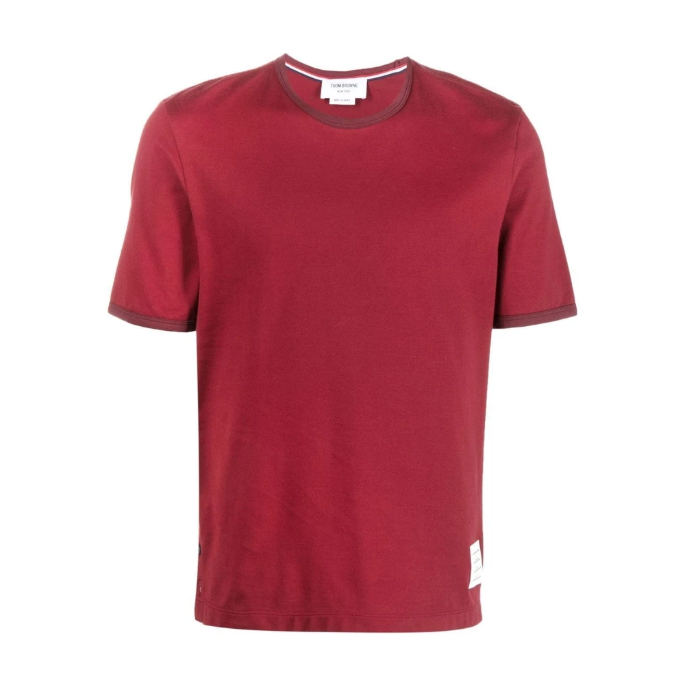 Thom Browne T-Shirts Red Heren