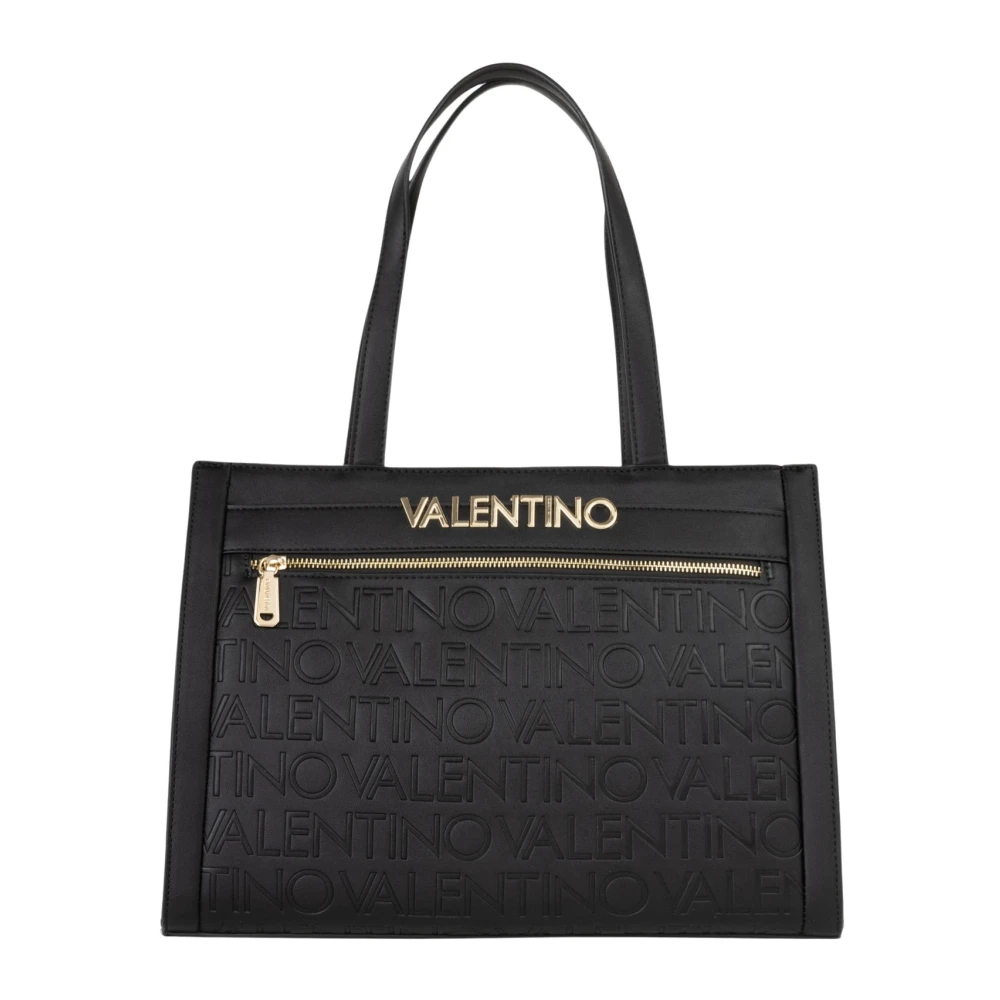 Valentino By Mario Valentino Women's Black Shopping Bags, One Size, Sac Cabas Cora