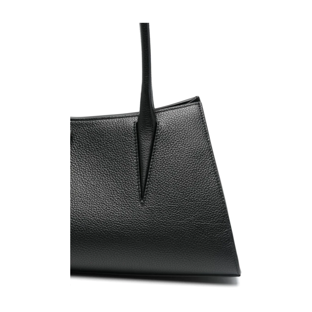 Mugler Zwarte Kliksluiting Tote Tas Black Dames