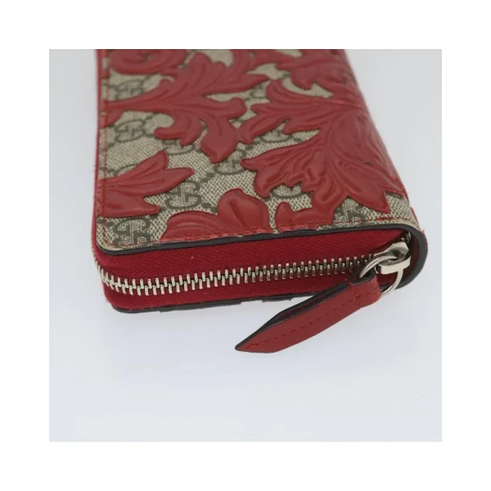 Gucci Vintage Pre-owned Leather wallets Red Dames
