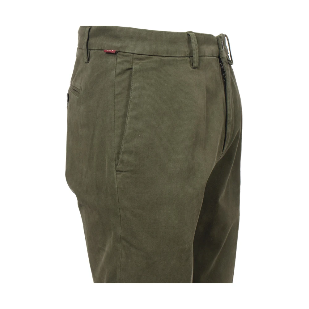 Siviglia Katoenen broek met Amerikaanse zakken Green Heren