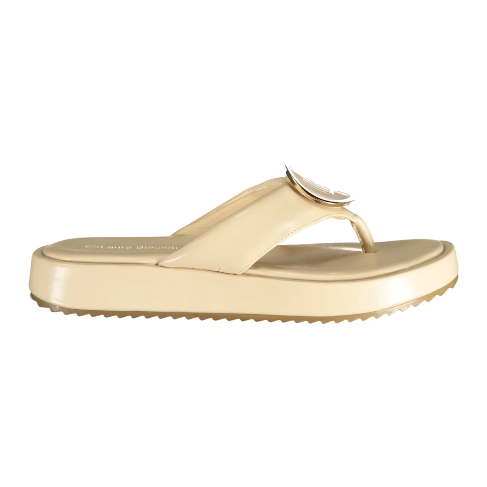 Laura Biagiotti Beige Flip Flops, Female, 8 Uk, 9758 Flip-Flops