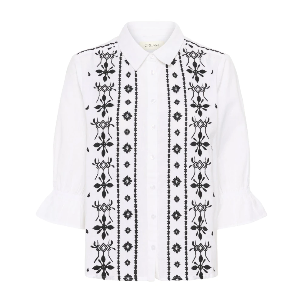 Cream Women's White Shirts - Shirts - S - Blouses & Shirts