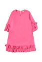 robe-mini-froncee-fuchsia