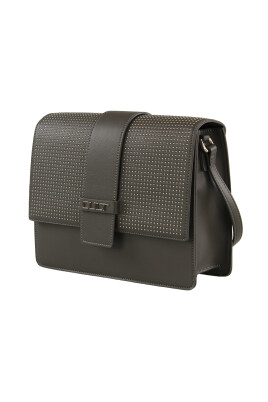 Borsa Donna A Spalla E Tracolla CULT Linea Gwen Stampa Cocco Nera - Foto 6