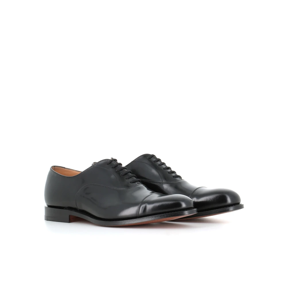 Church's Zwarte Oxford Platte Schoenen Black Heren