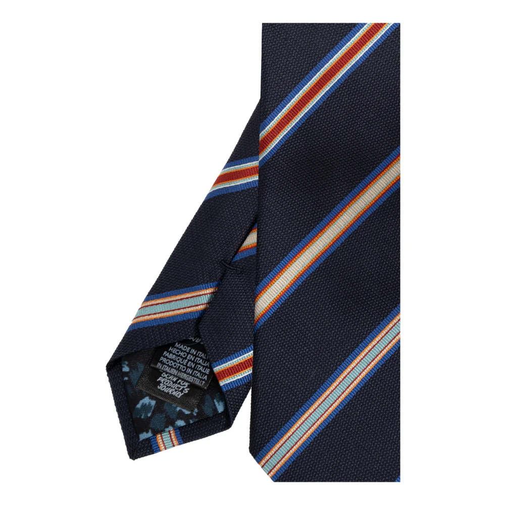 Paul Smith Zijden stropdas Blue Heren