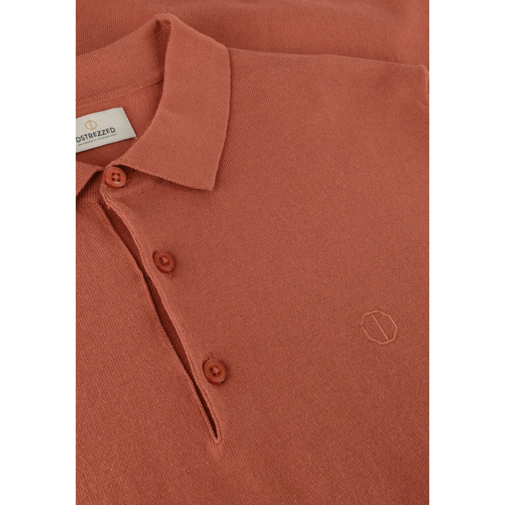 Dstrezzed Heren Stijlvolle Polo Shirt Red Heren