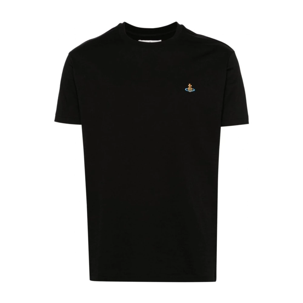 Vivienne Westwood Klassieke Orb Zwarte T-Shirt Black Heren