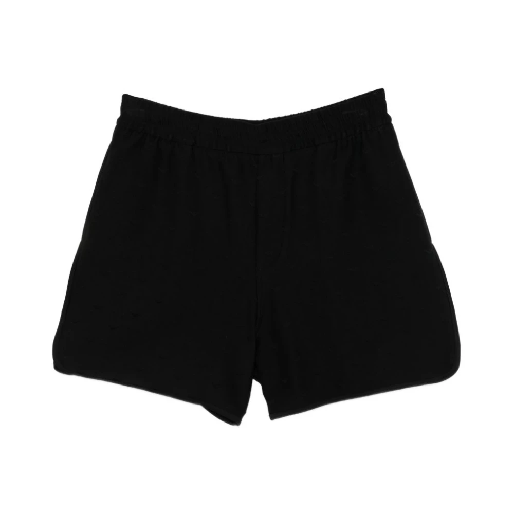 Emporio Armani Hombre Negro Pantalones Cortos, Talla: Xs