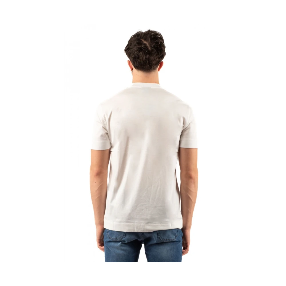 Emporio Armani Stijlvol T-shirt voor heren White Heren