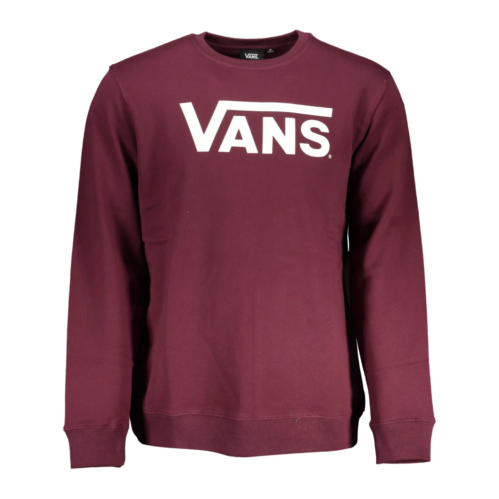 Vans Rode Sweatshirt met Print en Lange Mouwen Red Heren