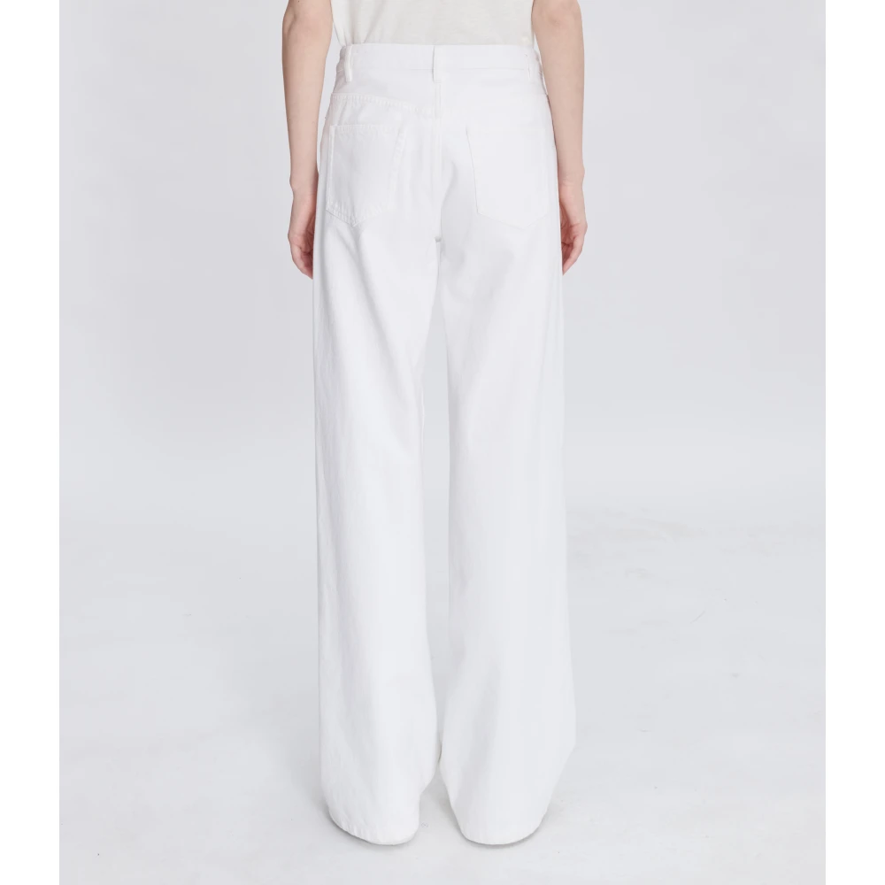 A.p.c. Minimalistische katoenen broek White Dames