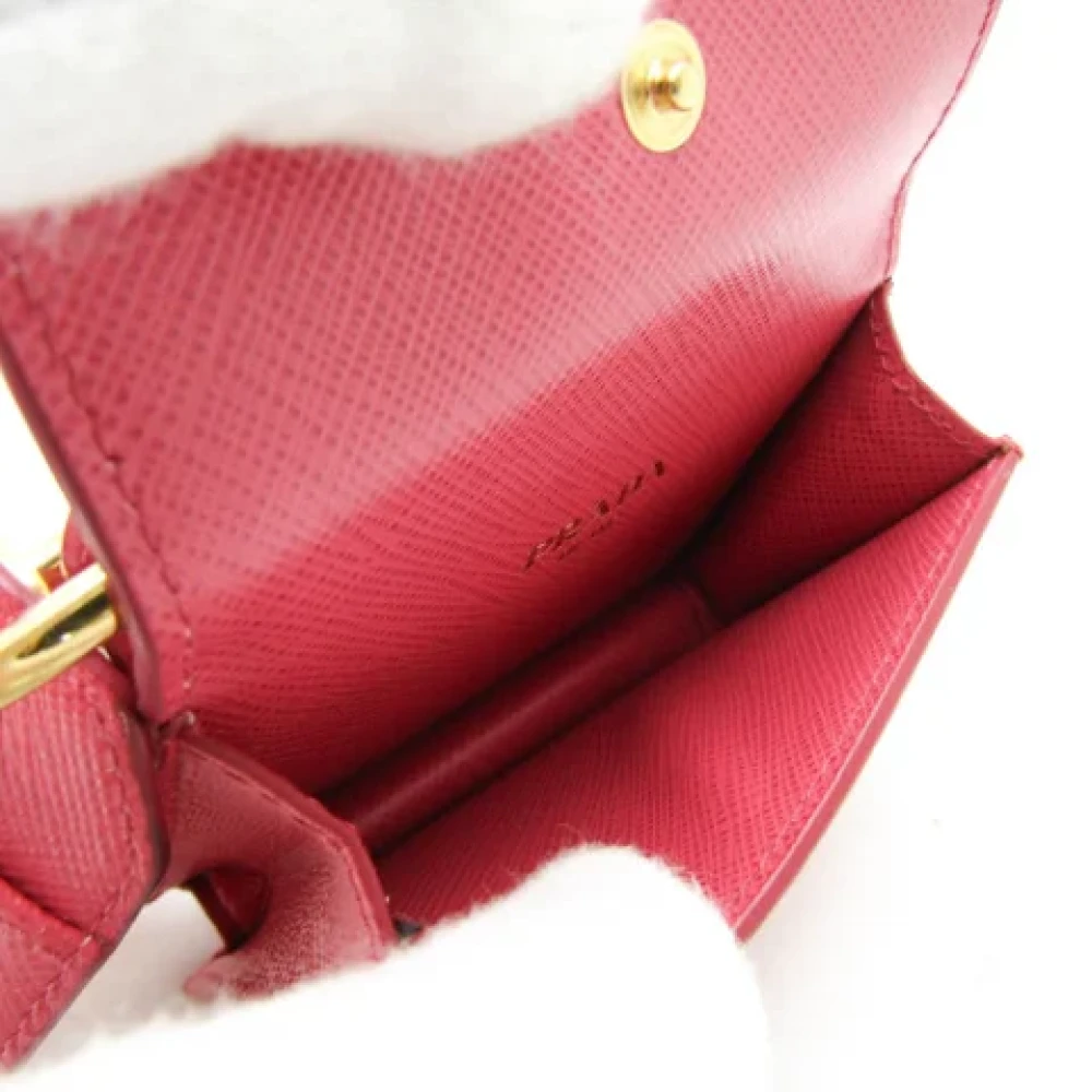 Prada Vintage Pre-owned Leather wallets Pink Dames