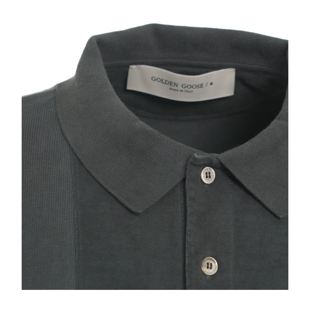 Golden Goose Grijze T-shirts & Polos Aw24 Gray Heren