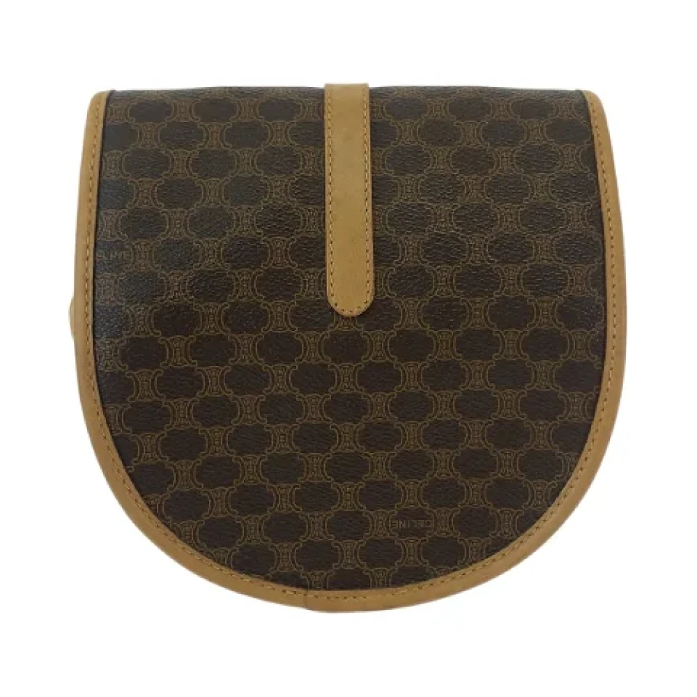 Celine Vintage Pre-owned Canvas crossbody-bags Brown Dames