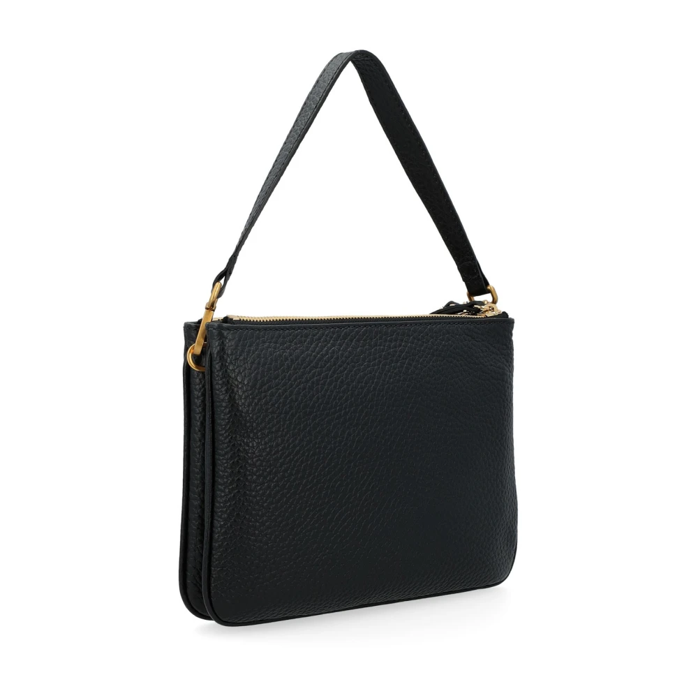 Gianni Chiarini Zwarte leren crossbody tas Frida Nero Black Dames