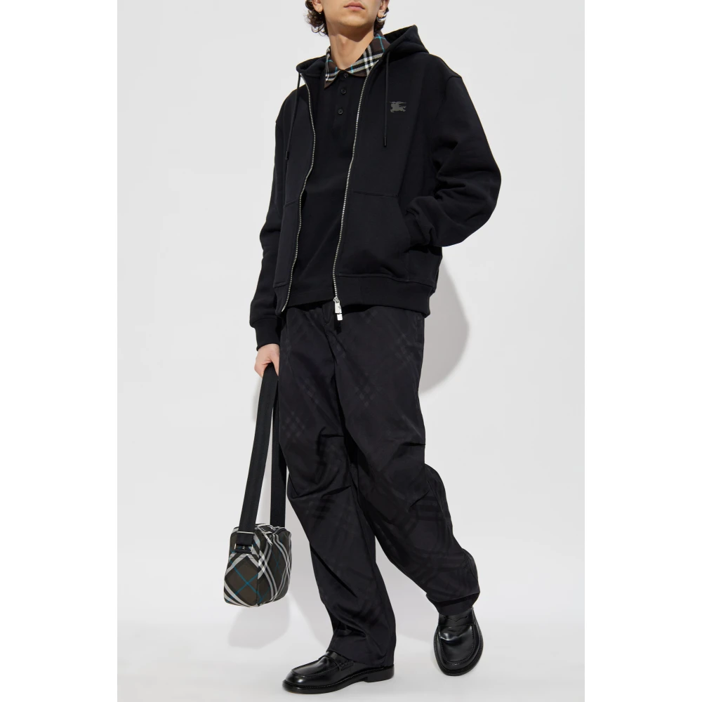 Burberry Sweatshirt met logo Black Heren