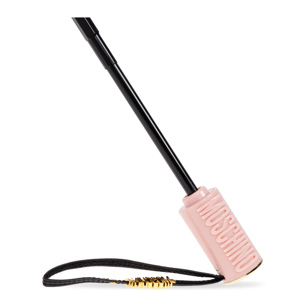 Moschino Opvouwbare paraplu met logo Pink Unisex