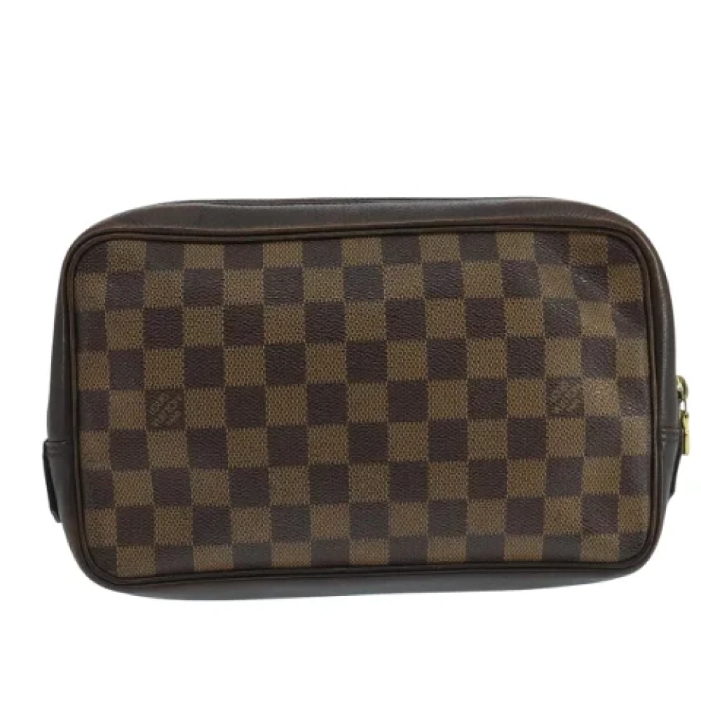 Louis Vuitton Vintage Pre-owned Canvas clutches Brown Dames