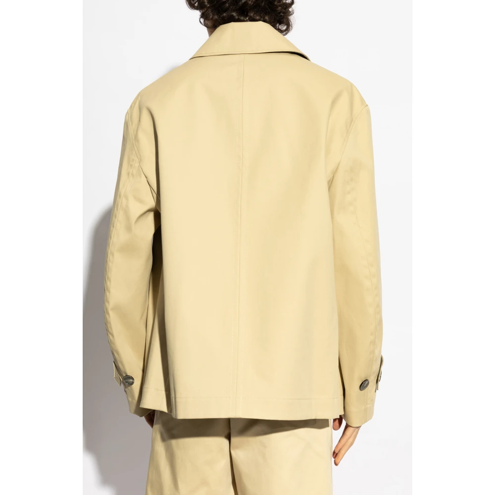 Ami Paris Kort Jack Beige Heren